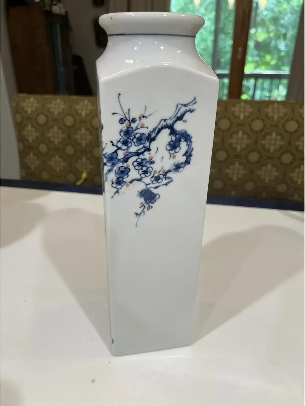Stunning Vintage Japanese Geisha Porcelain Vase